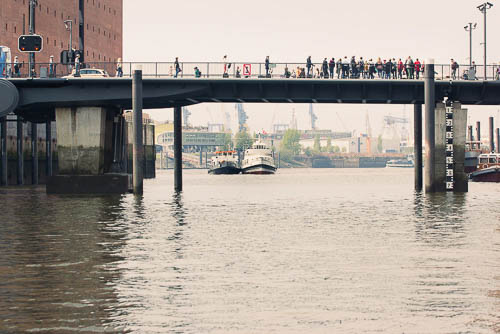 MS Wohdorf - Einzug in den Sandtorhafen in Hamburg 2017