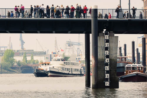 MS Wohdorf - Einzug in den Sandtorhafen in Hamburg 2017
