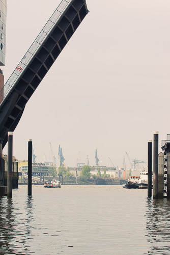MS Wohdorf - Einzug in den Sandtorhafen in Hamburg 2017