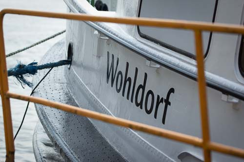 Schiffslocation in Hamburg - MS Wohldorf